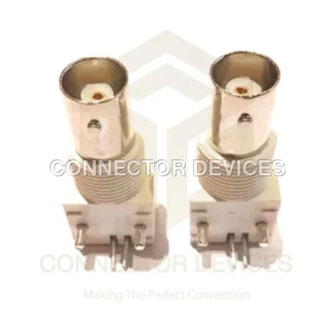 Bnc Female Right Angle Pcb Mount Connector Application Industrial At