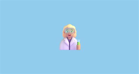 Cientista Mulher Pele Morena Clara Emoji On Microsoft Teams 1 0