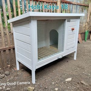 Jual Kandang Kelinci Marmut Hamster Kucing Kayu Indoor Outdoor