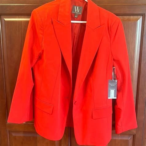 Worthington Jackets And Coats Red Bnwt Womens Worthington Blazer Poshmark