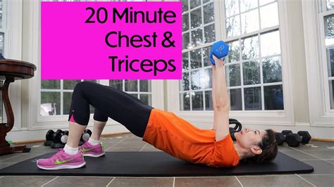 Intervalup Minute Chest And Triceps Workout With Dumbbells At Home