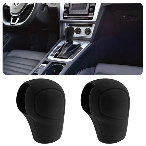 IHOTDER 2PCS Car Gear Shift Cover Silicone Auto Gear Shift Knob Cover