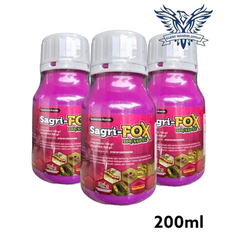 Jual Sagri Fox 100 550 EC 200ml Insektisida Klorpirifos Sipermetrin