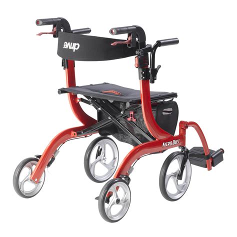 Drive Medical Nitro Duet Rollator And Transport Chair