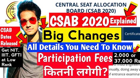 CSAB 2020 BIG CHANGES ALL DETAILS Explained CSAB Participation FEES