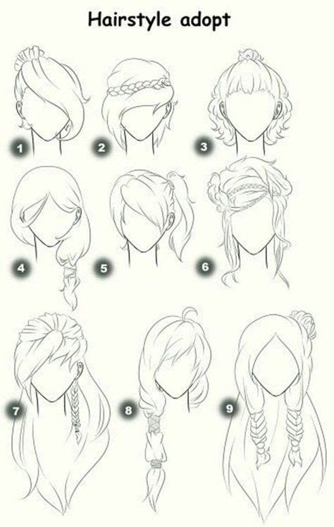 How To Draw Girl Hairstyles Step By Step