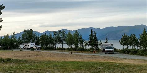 Campground Review Cottonwood Rv Park Destruction Bay Yukon