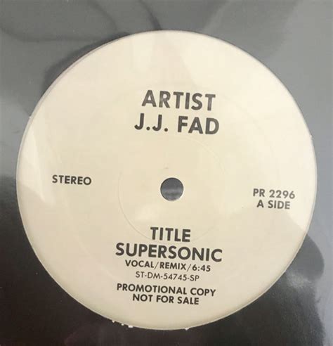 J J Fad Supersonic Vinyl Discogs