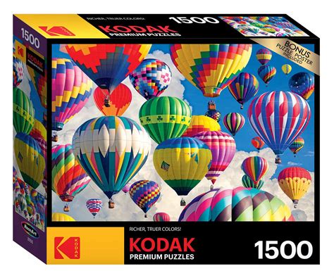 Hot Air Balloons Above The Clouds 1500 Pieces Kodak Puzzle Warehouse