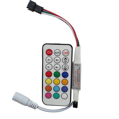 Controlador De Luces Led Con Control Ir Remoto Led Ir Rgb Ws