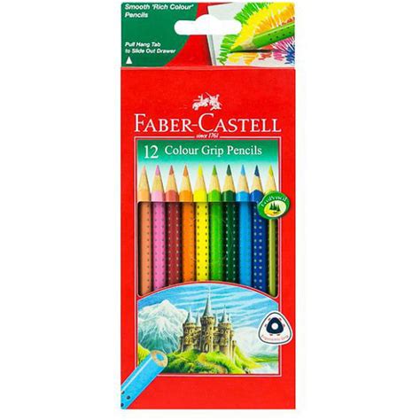 Faber Castell-Grip Color Pencil 12 Colors | Star Light Kuwait