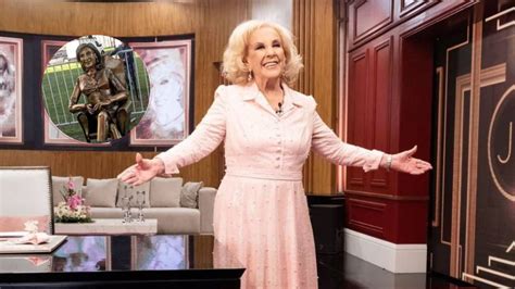 Inauguraron Una Estatua De Mirtha Legrand En Villa Ca As Y El Resultado