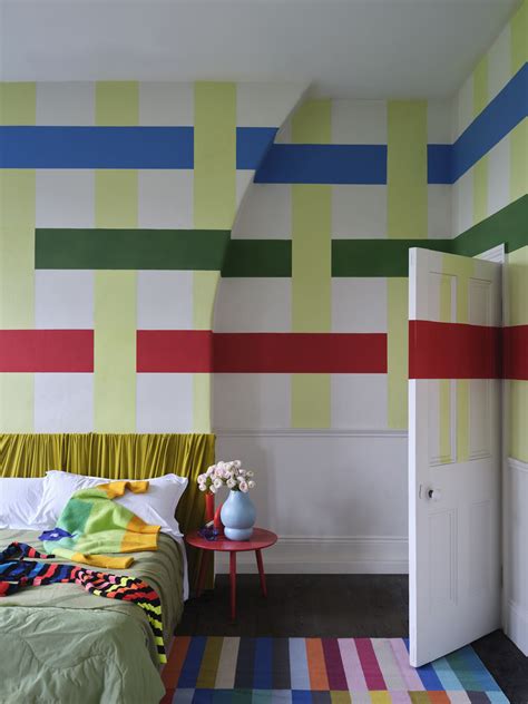 striped wall paint