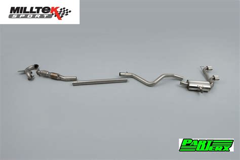 Milltek Sport Performance Turbo Back Exhaust Inc Hi Flow Sports Cat For