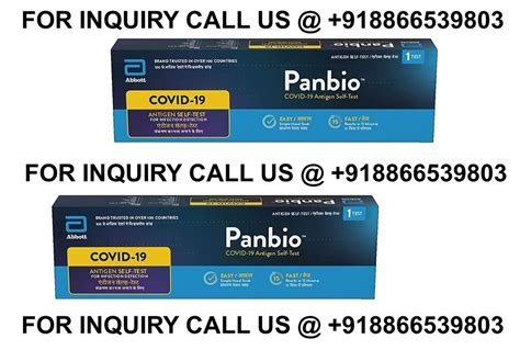 Abbott Panbio Covid 19 Antigen Test Kit At Rs 500 Kit Corona Rapid