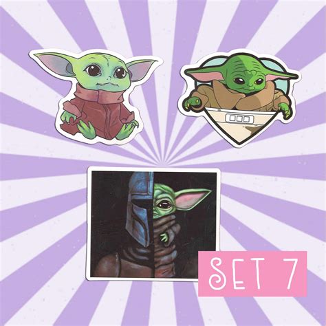 Baby Yoda Laptop Stickers - Amazing Sticker Co