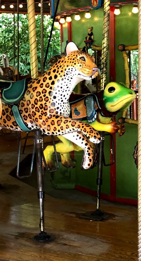 Memphis Zoo Sept 2021 Carousel Leopard And Frog By Midniteoil