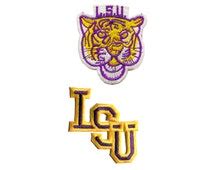 Popular items for lsu tigers fabric on Etsy