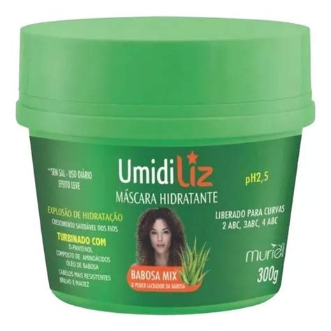 Muriel Umidiliz Mascara De Hidratacao Babosa Mix 300g MercadoLivre