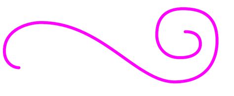 Pink Scroll Flourish Clip Art At Vector Clip Art Online