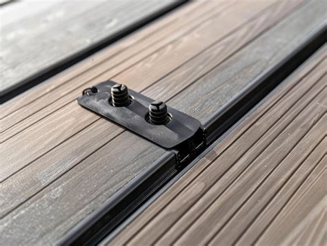 Premium Photo Easy Installation Composite Decking Boards With Black