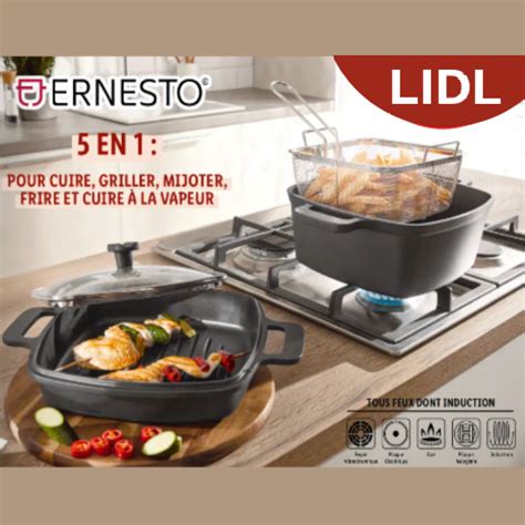 Set Multifonction En Fonte D Aluminium Lidl Ernesto