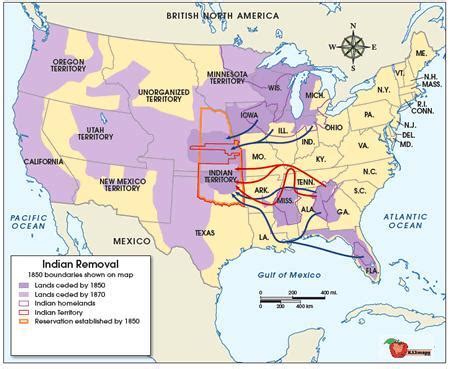 Map Image Showing British North America 1850 Boundaries Are Shown On