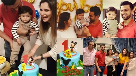 Sania Mirza And Shoaib Malik Son Izhaan First Birthday Party Video