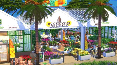 COMMUNITY GARDEN San Sequoia The Sims 4 Greenhouse Haven Kit