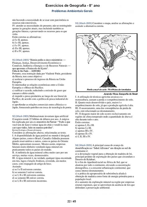 Atividades De Geografia Ano Exerc Cios Avalia Es Provas Imagens