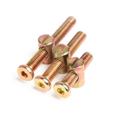 M6 M8 Furniture Joint Connector Bolts Cross Barrel Dowel Nuts Unit