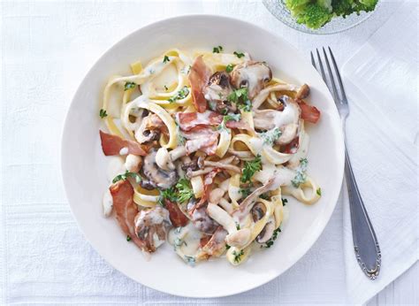 Romige Tagliatelle Met Krokante Ham Recept Allerhande Albert Heijn