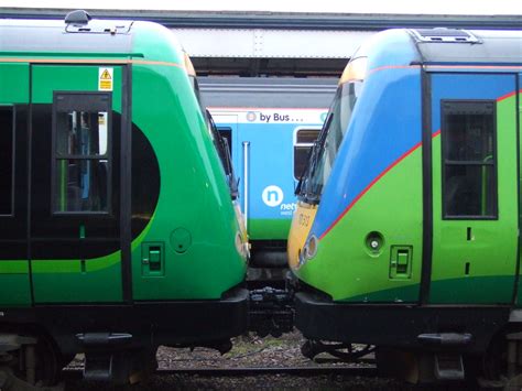 London Midland Class 170 With Nwm Livery Class 150 In The  Flickr