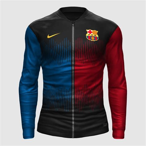 Nike X FC Barcelona Anthem Jacket Concept 23 24 FIFA 23 Kit Creator