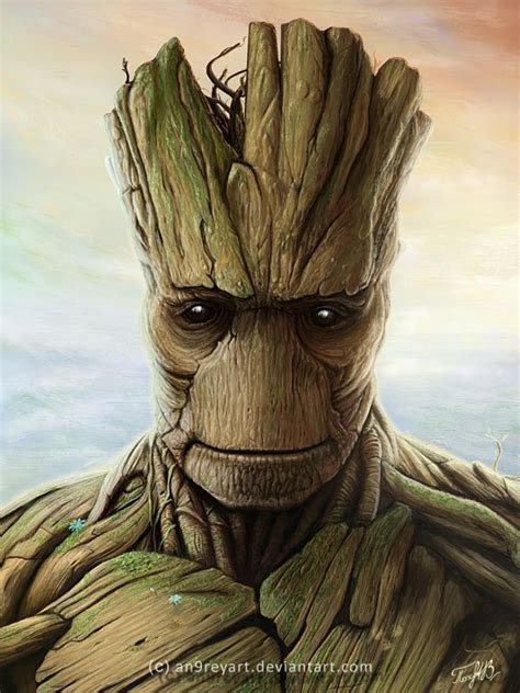 Groot By An9reyart On Deviantart Marvel Fan Art Marvel Heroes Marvel