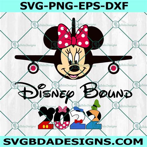 Minnie Disney Bound 2022 Svg Disney Bound Trip Svg Svgbdadesigns