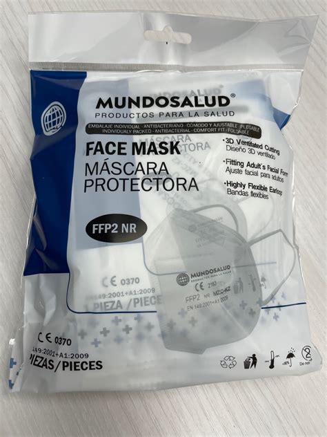 MASCARILLA FFP2 NR MUNDO SALUD BLISTER 10 UDS BioPharmed