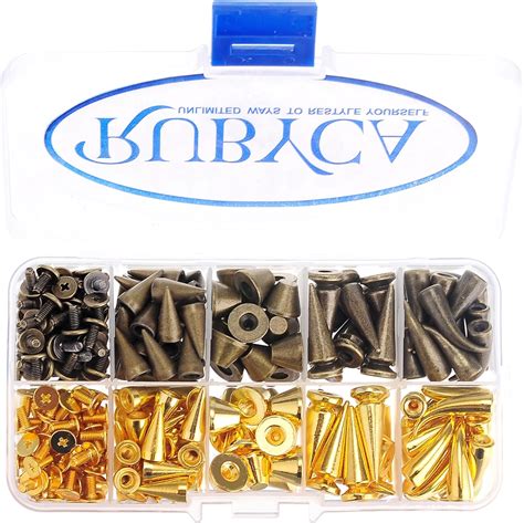 Rubyca 110 Sets Large Metal Screwback Studs And Spikes