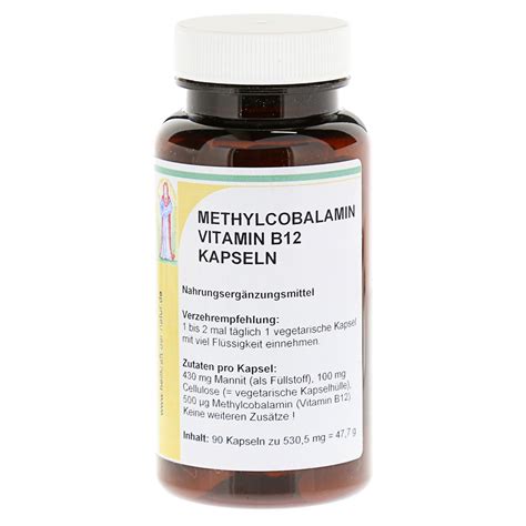 Methylcobalamin Vitamin B12 Kapseln 90 Stück Medpex