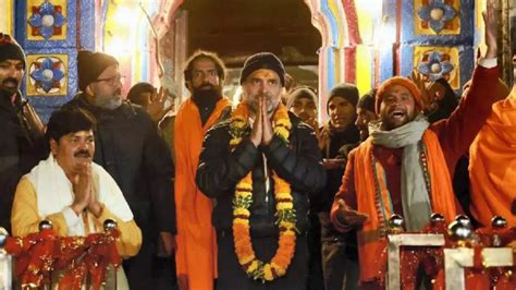 Rahul Gandhi Latest News: Rahul Gandhi Visiting A Temple Today, But Not In Ayodhya. Where Is He ...