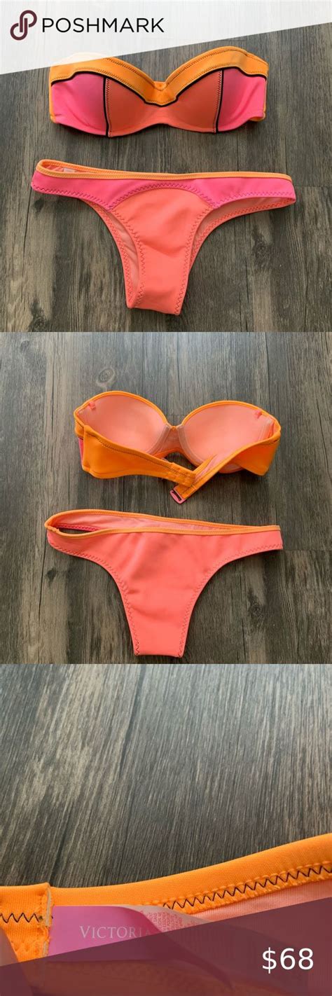 Victoria Secret Swimwear Set Victoria Secret Swimwear Set Bandeau Top