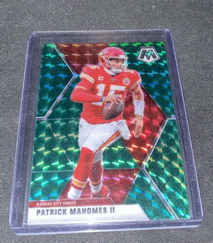 Patrick Mahomes II Green Mosaic 1 Prices 2020 Panini Mosaic