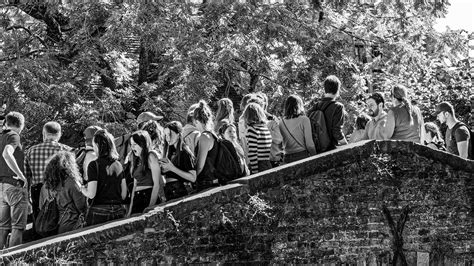 Always Busy Bonifaciusbrug Bridge Bruges Monochrome Flickr