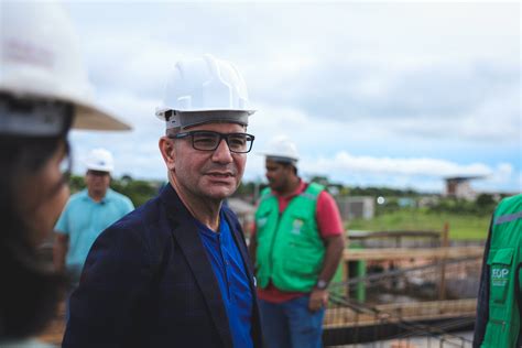 Governador Gladson Cameli Vistoria Andamento Da Obra Da Nova