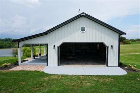 Metal Building With Lean To Porch