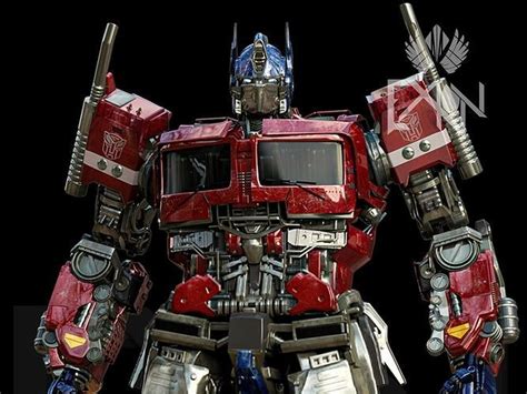 Transformers Optimus Prime Bumblebee Movie Ver 3D Model Rigged CGTrader