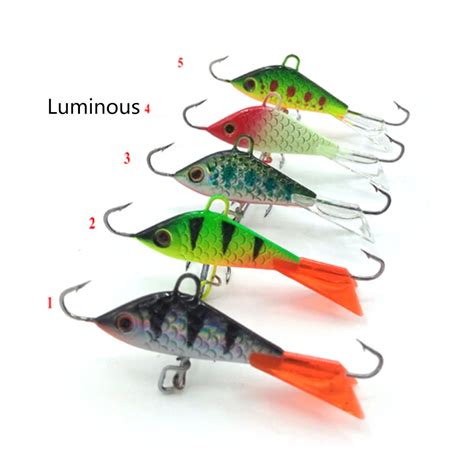 1PCS Winter Ice Fishing Lure Vertical Jigging Lead Fish Bait Fishing