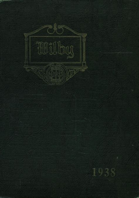 1938 yearbook from Wilby High School from Waterbury, Connecticut