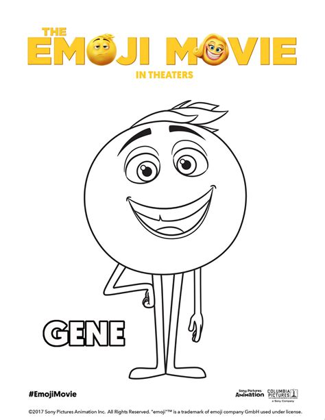 The Emoji Movie Activity And Coloring Pages Downloads