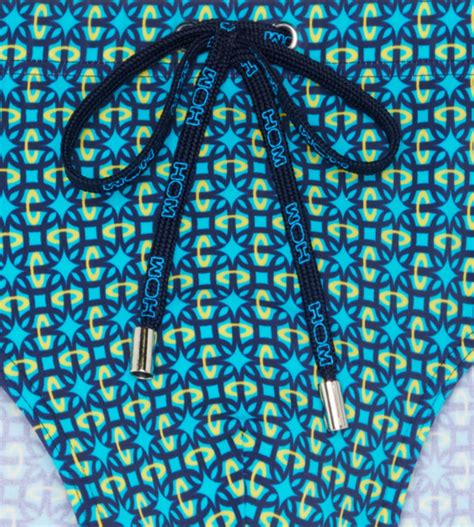 Slip De Bain HOM Miramar Turquoise Print Lingerie Sipp